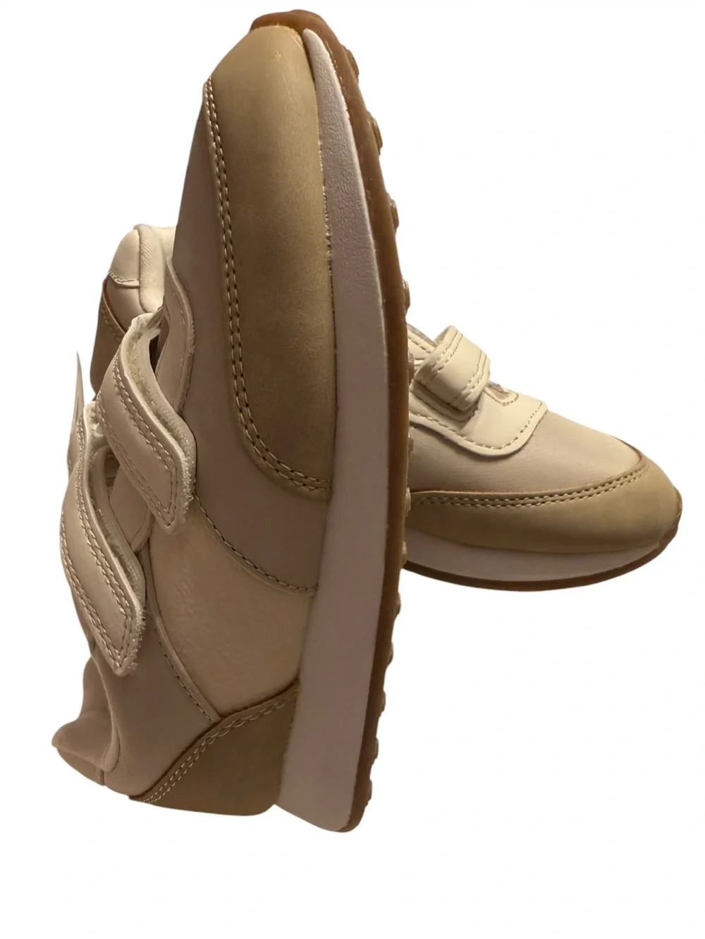 Cat & Jack Charlie Beige Kids Casual Velcro Sneakers  NWT Unisex size 12